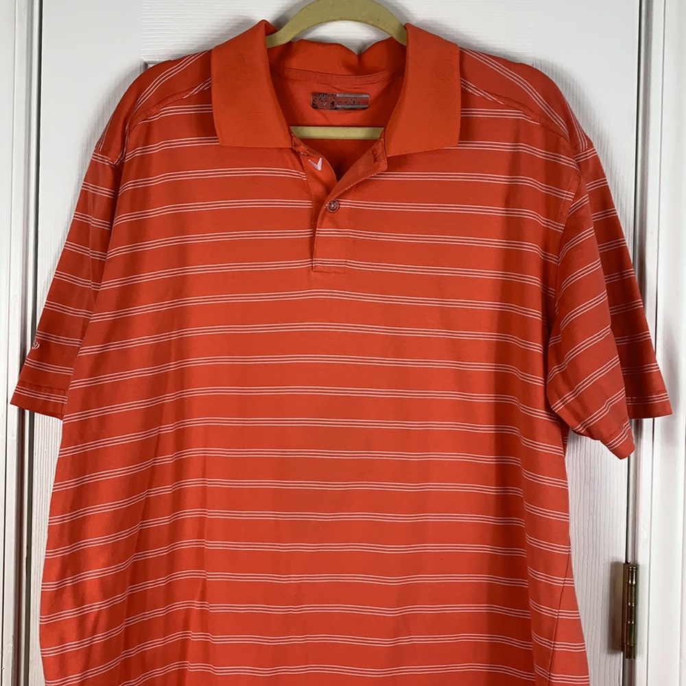 Callaway peach short sleeved golf polo 2XL - Picture 2 of 6